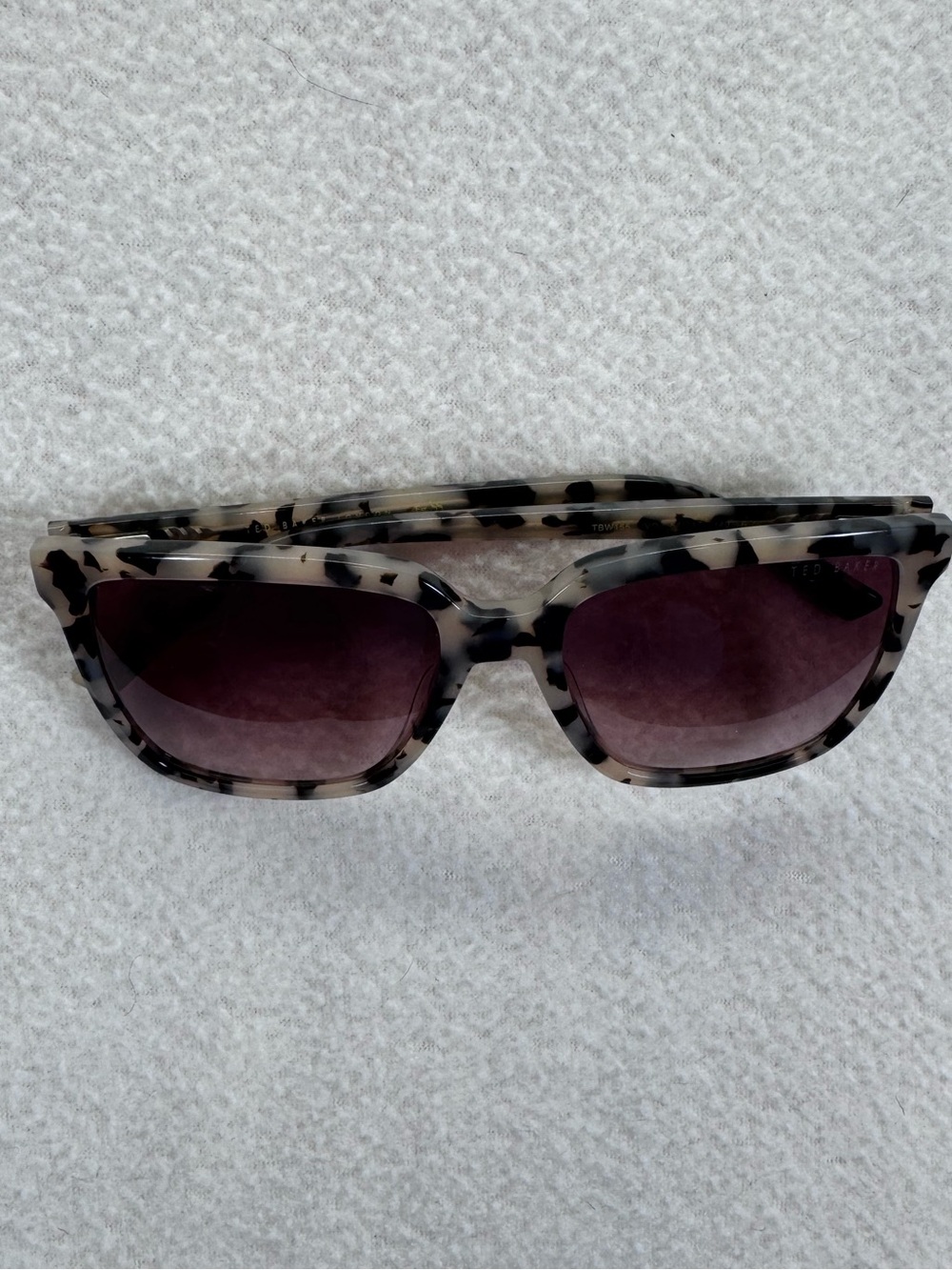 Ted Baker London TBW155 square-frame sunglasses in ivory tortoiseshell